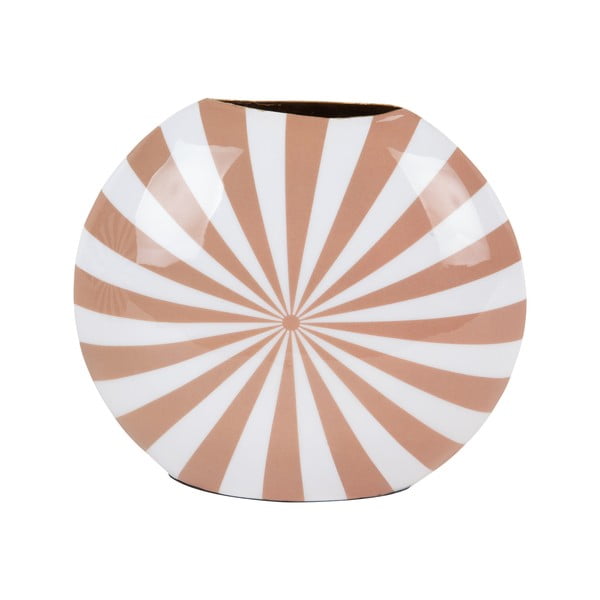 Vaso bianco-arancio (altezza 19 cm) Candy Swirl - PT LIVING