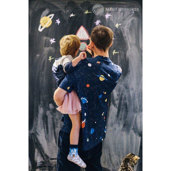 Calze per bambini Space Trip, taglia 27-30 - Many Mornings-image-2