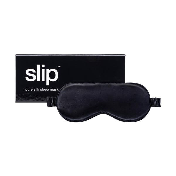 Maschera per dormire nera in seta Black – slip-image-3