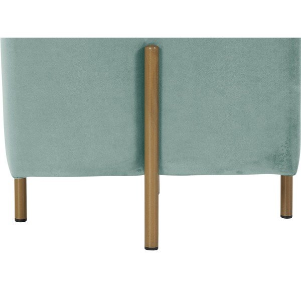 Sgabello in velluto color menta Nolan - Støraa-image-2
