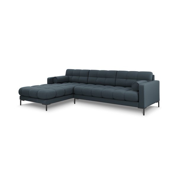 Divano angolare blu, angolo sinistro Bali - Cosmopolitan Design