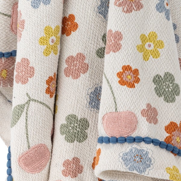 Coperta per bambini in cotone riciclato 130x160 cm Cherry – Bloomingville Mini-image-2