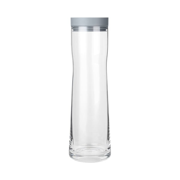 Caraffa per acqua in vetro con coperchio in silicone grigio Aqua, 1 l - Blomus