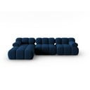 Divano in velluto blu 285 cm Bellis - Micadoni Home