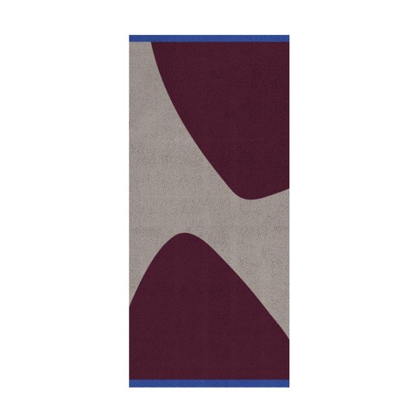 Tappeto burgundy/grigio 70x150 cm Rocks – Mette Ditmer Denmark