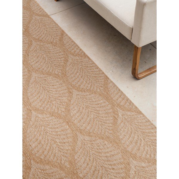 Passatoia da interno ed esterno beige/avorio 80x250 cm Duet Liora – NORTHRUGS-image-3