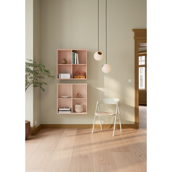 Libreria rosa da appendere 70x70x27 cm Mistral – Hammel Furniture-image-1