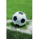 Coperta per bambini verde in vello 100x150 cm Football – Jerry Fabrics