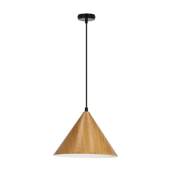 Lampada a sospensione marrone con paralume in vetro ø 25 cm Dunca - Candellux Lighting