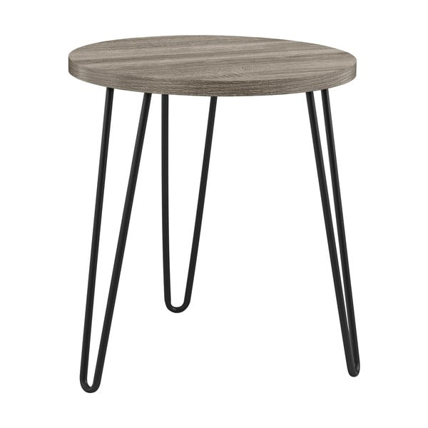 Tavolino marrone e grigio , ø 50 cm Owen - Støraa-image-3