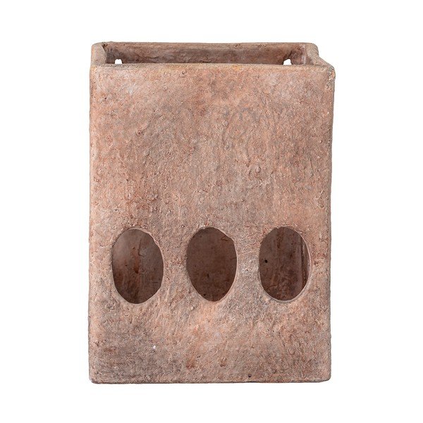 Lanterna in terracotta marrone, altezza 20 cm Ora - Bloomingville-image-2