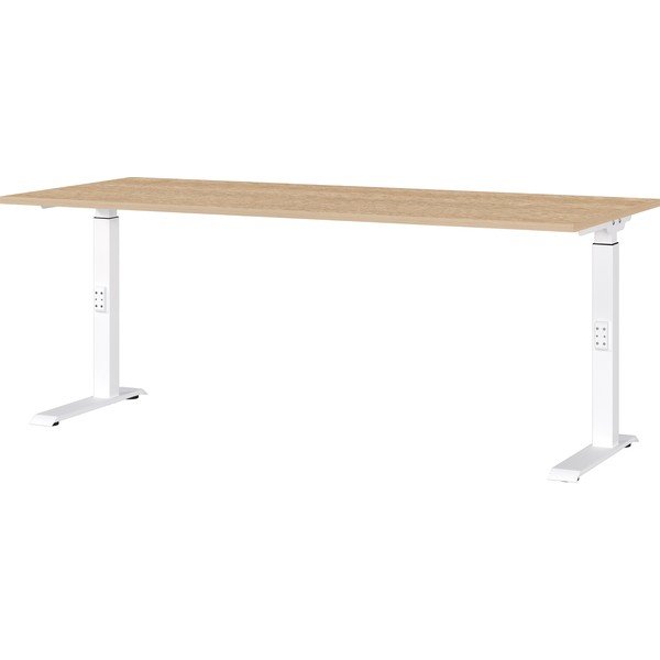 Scrivania regolabile con piano effetto rovere 80x180 cm Downey – Germania