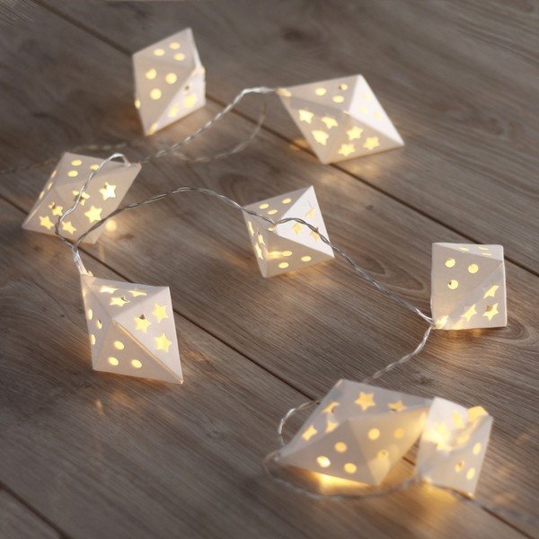 Catena luminosa a LED Richi, 10 luci, lunghezza 1,65 m - DecoKing-image-1