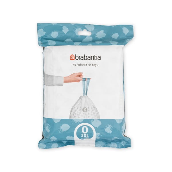 Sacchetti della spazzatura 40 pz 30 l PerfectFit O - Brabantia