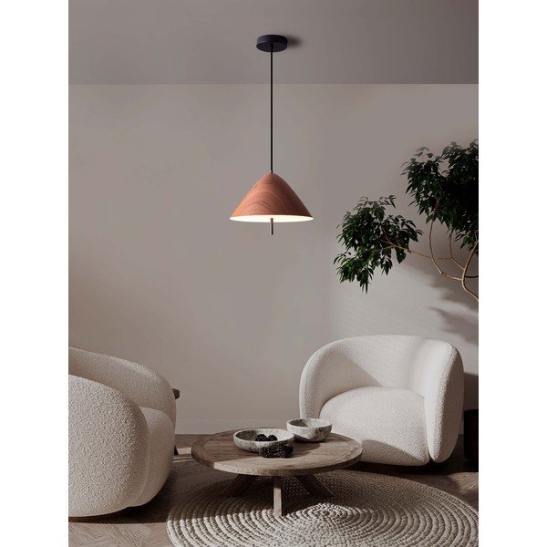 Lampadario LED di colore naturale in metallo con paralume in metallo ø 40 cm Oros – Nova Luce-image-3