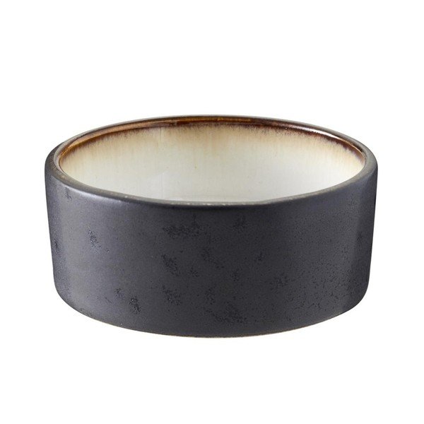 Sada 4 černých kameninových servírovacích mističek Bitz Mensa-image-1