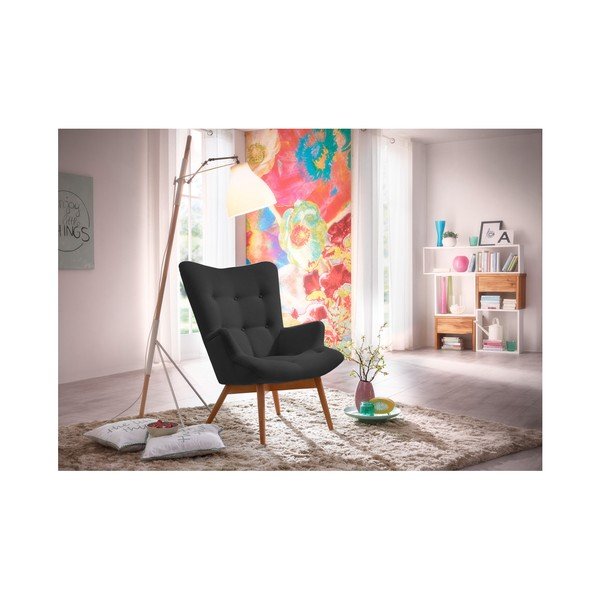 Poltrona nera Aiko - Max Winzer-image-4
