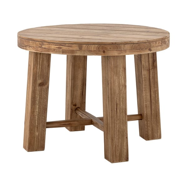 Tavolino da salotto rotondo colore naturale scuro con effetto legno esotico ø 60 cm Emmett – Bloomingville