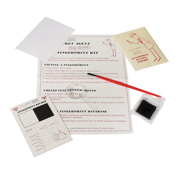 Špionský set na otisky prstů Rex London Detective-image-3