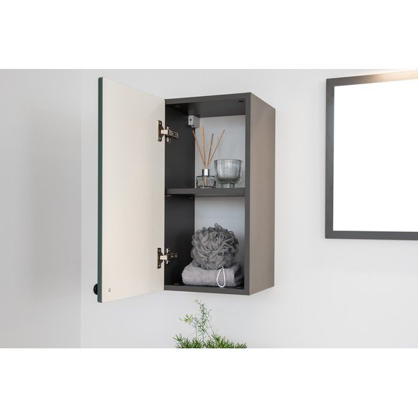 Mobile bagno basso sospeso verde-antracite 30x58 cm Asti - STOLKAR-image-3