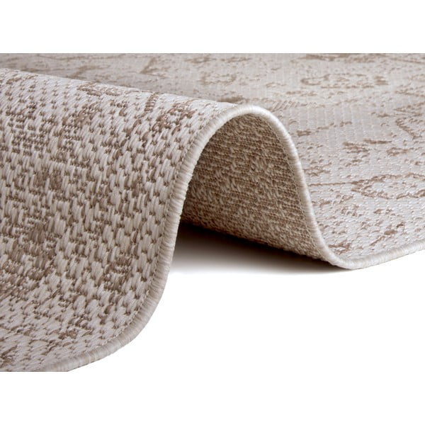 Tappeto da esterno marrone e beige Vienna, 160 x 230 cm - Ragami-image-1