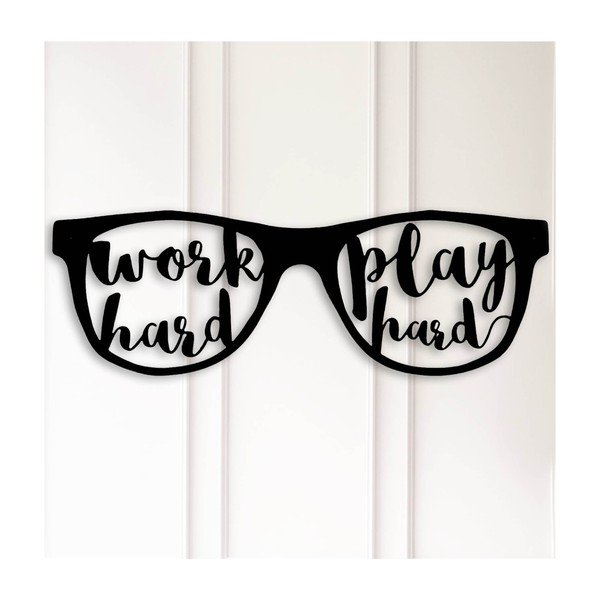 Decorazione da parete nera Work Play - Unknown