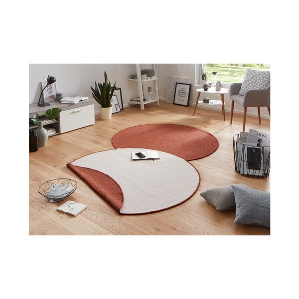 Tappeto da esterno rosso mattone , ø 200 cm Miami - NORTHRUGS-image-2