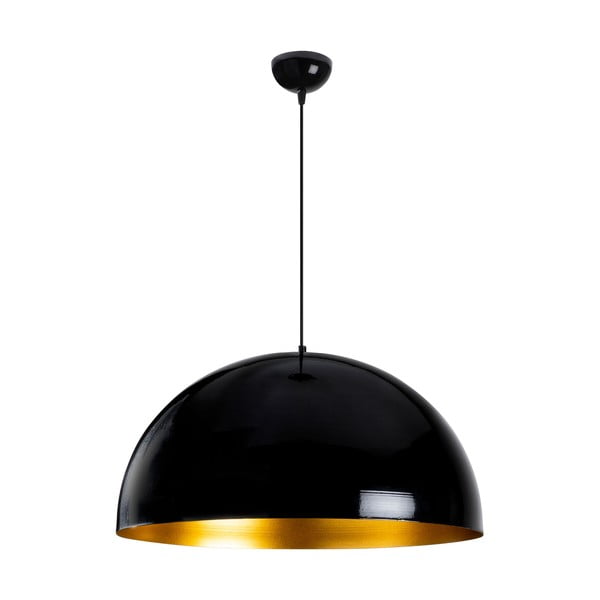 Lampada da soffitto nera Berceste, ø 60 cm - Opviq lights