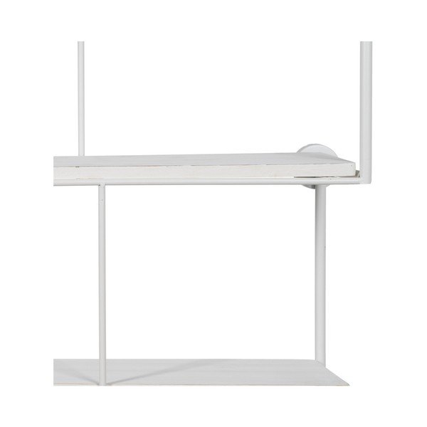 Scaffale in metallo a castello bianco 51 cm - Ixia-image-3