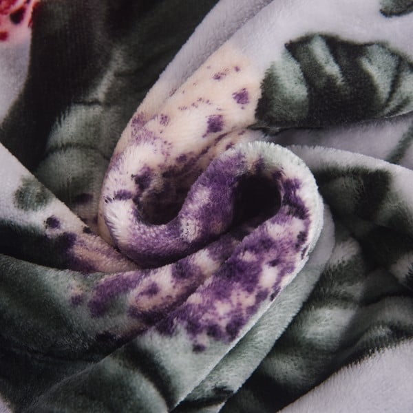 Set copripiumino e federa grigio chiaro in micropile per letto singolo 140x200 cm Margot – My House-image-1