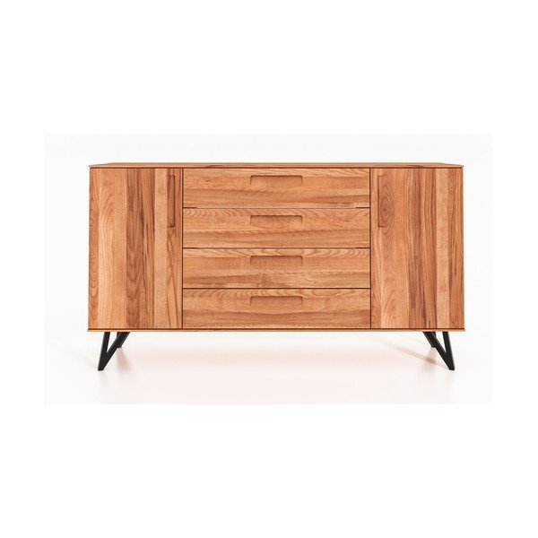 Cassettiera alta in legno di faggio 182x100 cm Golo - The Beds-image-2