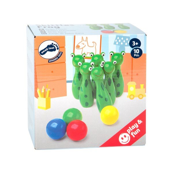 Birilli in legno per bambini Frog - Legler-image-1