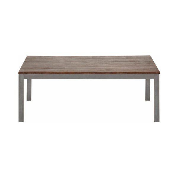 Tavolino in legno massiccio di acacia , 70 x 110 cm Congo - Støraa-image-1
