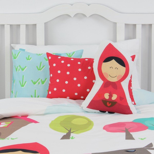 Copripiumino e cuscino in cotone per bambini , 140 x 200 cm Grandma - Mr. Fox-image-3