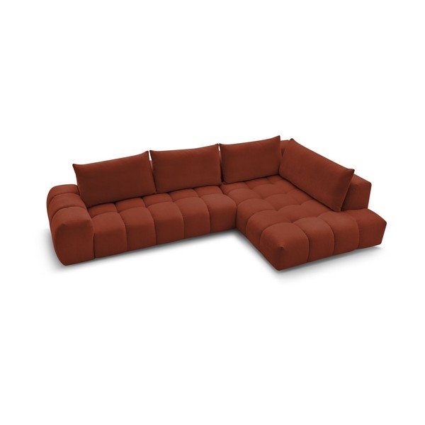 Divano angolare color mattone Everest - Bobochic Paris-image-4