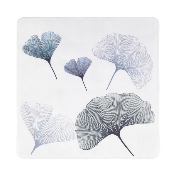 Tappeto da bagno bianco e blu, 54 x 54 cm Ginkgo - Wenko-image-2