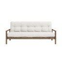 Divano letto crema 205 cm Knob - Karup Design