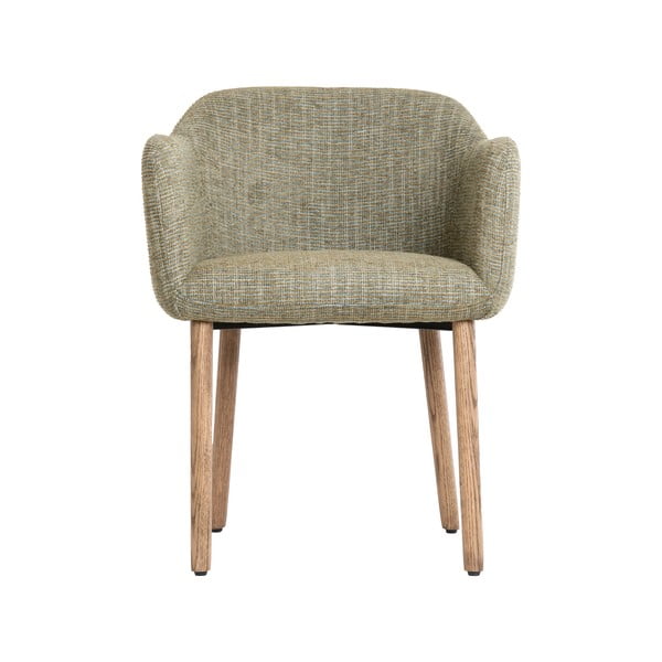 Set di sedie da pranzo verde chiaro in imbottito con braccioli 2 pz Blaine – Light & Living-image-2