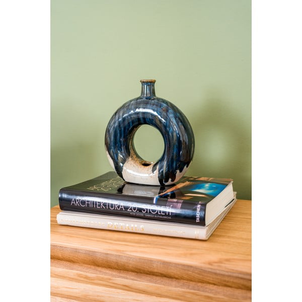 Vaso nero in gres fatto a mano Baldvin - Bloomingville-image-3