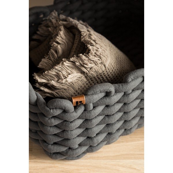 Cesto in tessuto 35x25x14 cm Peach Skin M – Bigso-image-2