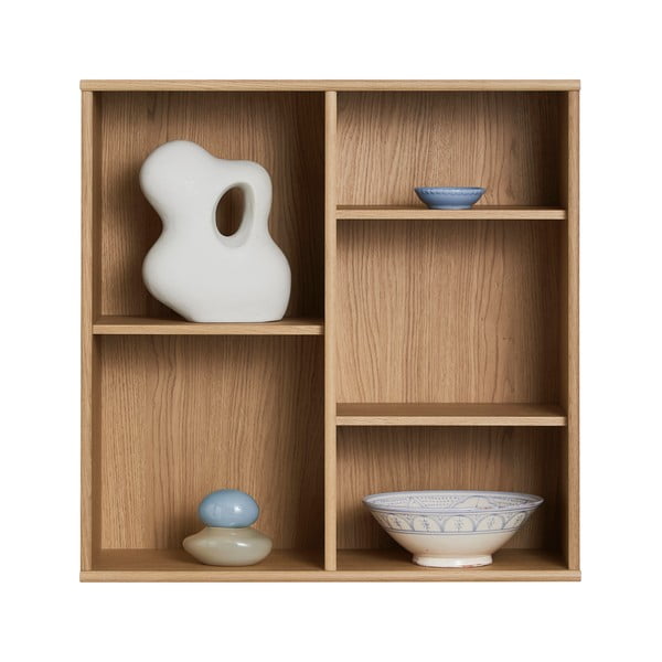 Libreria a sospensione in rovere naturale 70x70 cm Mistral - Hammel Furniture-image-2