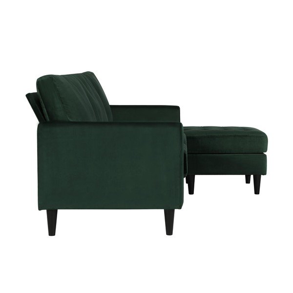 Divano angolare verde (variabile) Strummer - CosmoLiving by Cosmopolitan-image-4