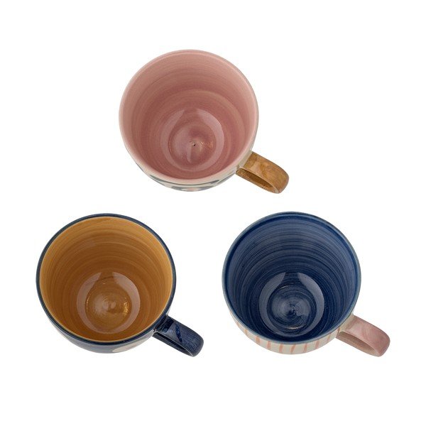 Tazze in set da latte in gres 3 pz 290 ml Eviaya – Bloomingville-image-3