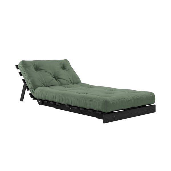 Poltrona variabile Nero/Verde oliva Roots - Karup Design-image-4