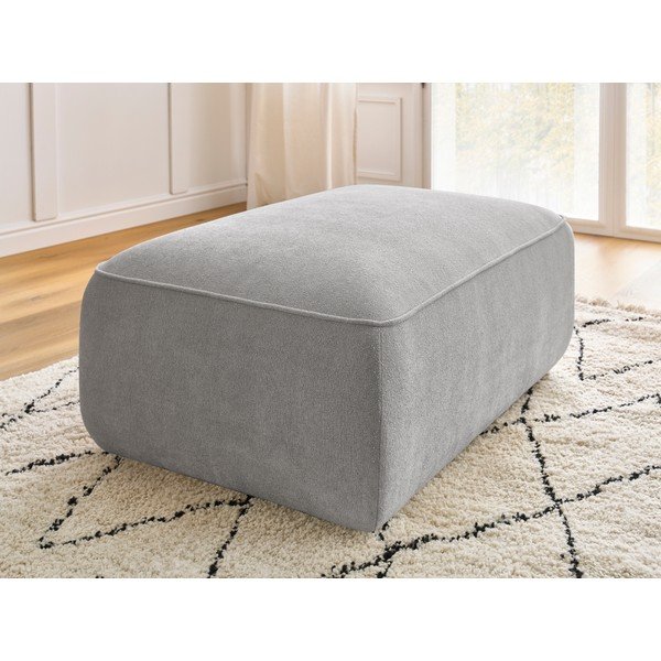 Poggiapiedi in grigio chiaro Zephyr – Bobochic Paris-image-1