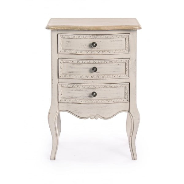 Comodino color crema Clarisse – Bizzotto