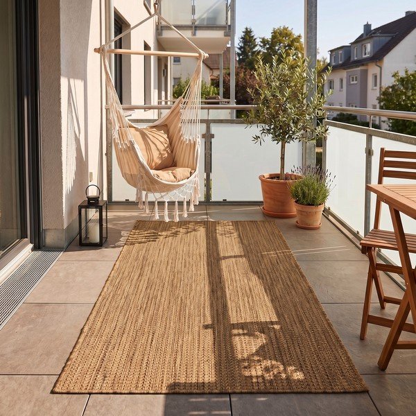 Tappeto da interno/esterno marrone 60x100 cm Mira 1450 – Ayyildiz Carpets-image-1