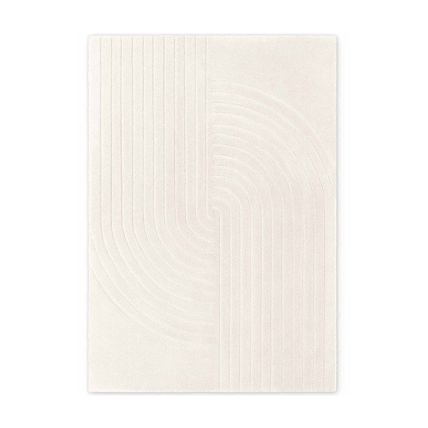 Tappeto color crema in lana tessuto a mano 120x180 cm Arcura – Vikosa