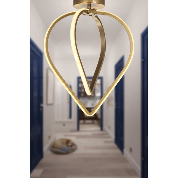 Plafoniera LED color bronzo in metallo Pars – Squid Lighting-image-1