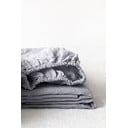 Lenzuolo elastico di lino grigio chiaro, 180 x 200 cm Light Grey - Linen Tales